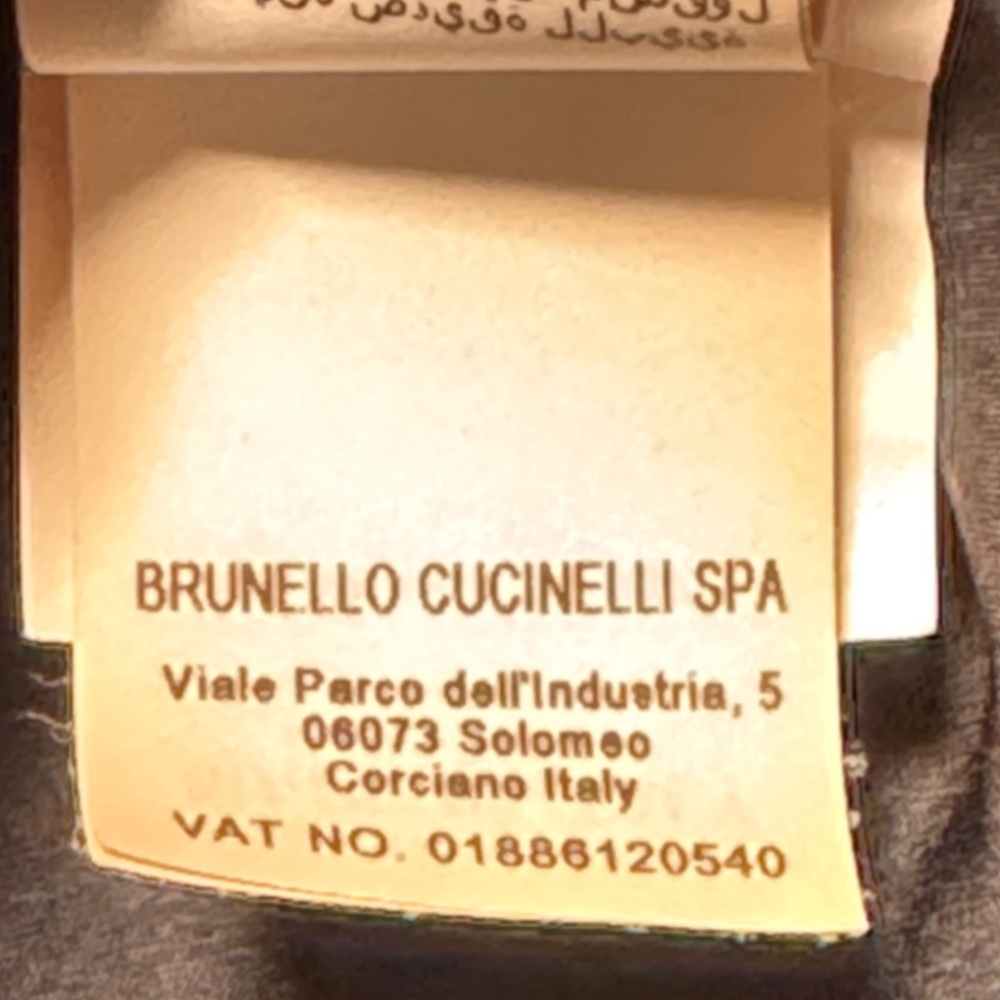 BRUNELLO CUCINELLI Women's Embellished Blouse Crewneck Long Sleeve Silk Blend SM - Picture 7 of 16